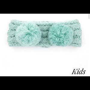 CC Kids Double Pom Headband NWT Mint